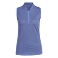 Adidas Two-tone Sleeveless Women's Polo Shirt