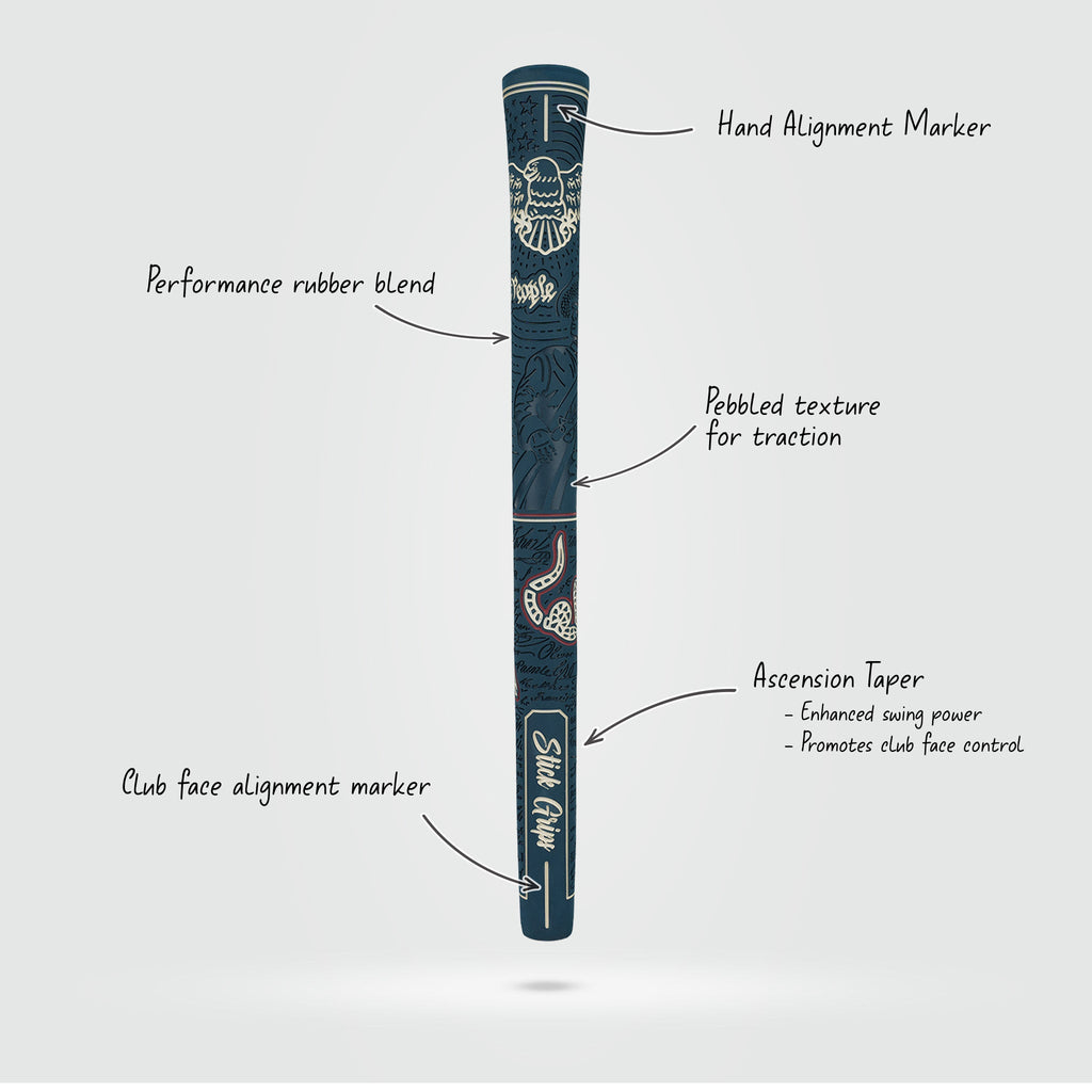 Stick Grips Golf Patriot Golf Grip (Blue)