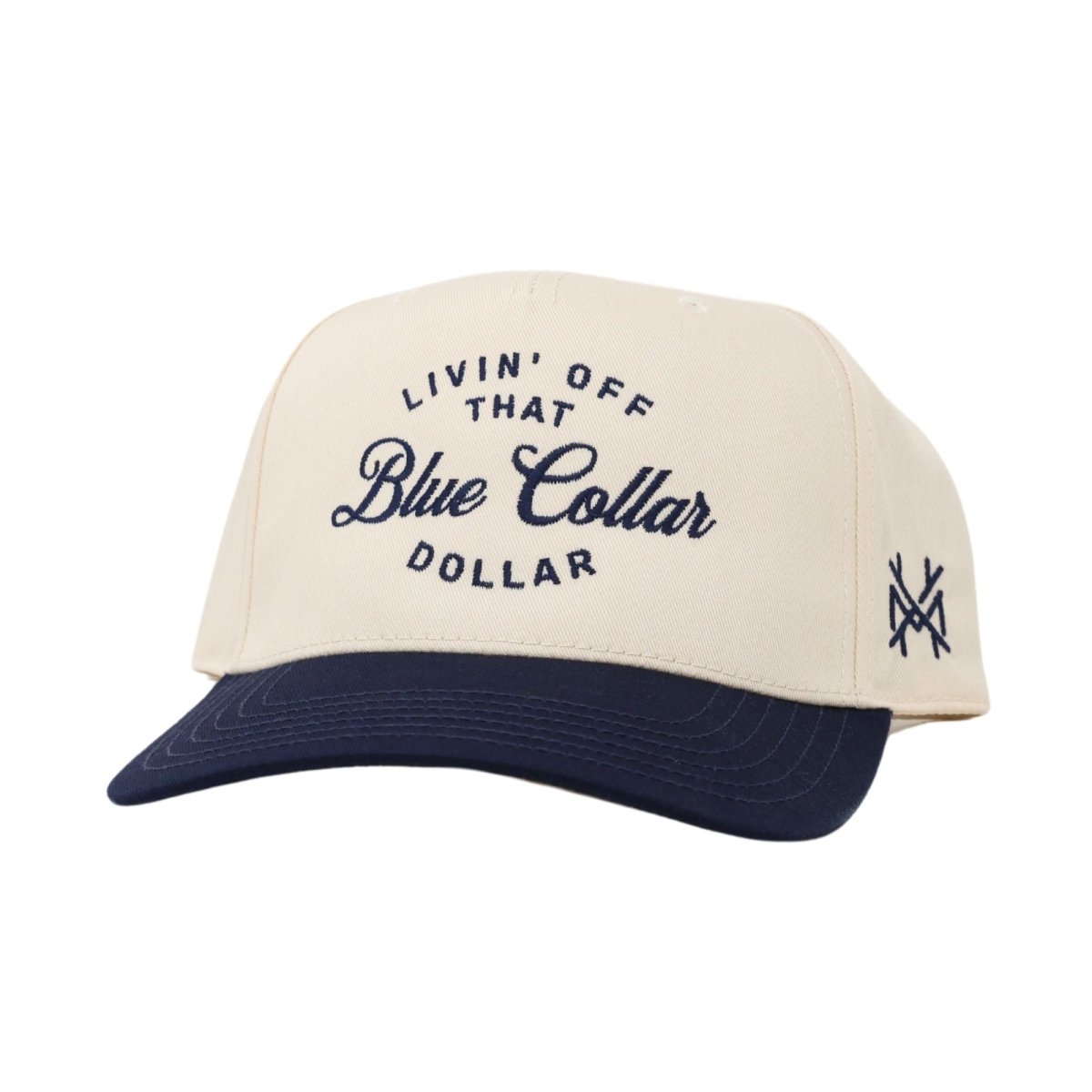 Blue Collar Dollar Trucker Hat - Snapback Workwear Cap
